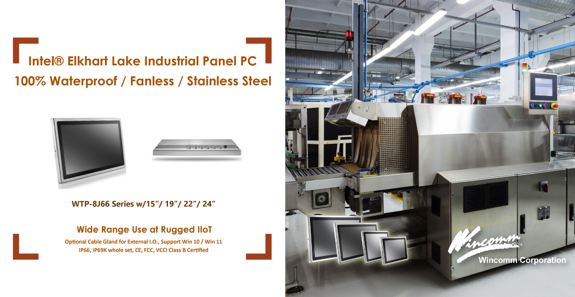 Elkhart Lake Full IP Panel PC WTP-8J66 Series Elkhart Lake Full IP Panel PC WTP-8J66 Series